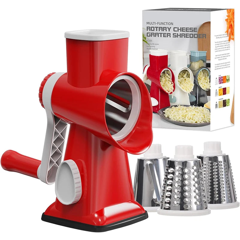 3 in 1 Rotary Grater Versatile