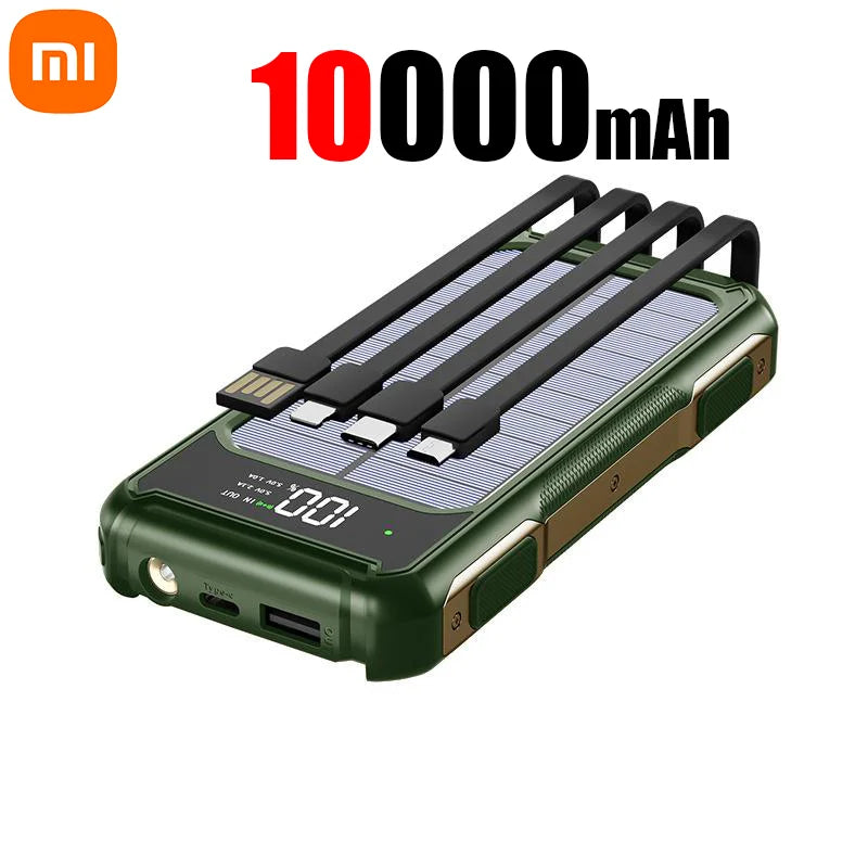 30000mAh Large Capacity 4 in 1 Built in Cables Intelligent Digital Display