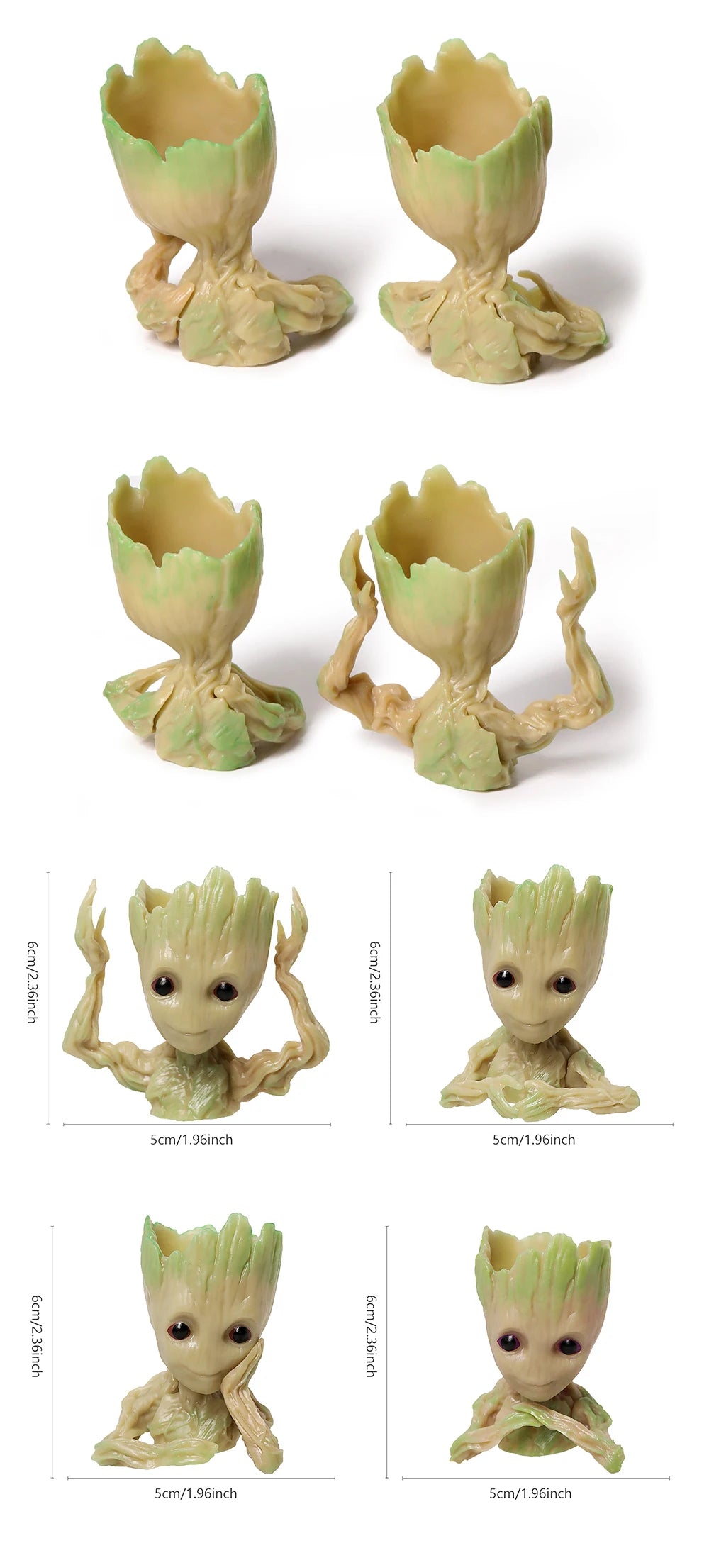 Baby Groot Flowerpots Micro-Plant Planter Gifts