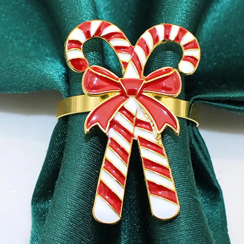 Candy Cane Napkin Rings