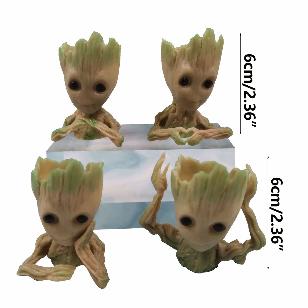 Baby Groot Flowerpots Micro-Plant Planter Gifts