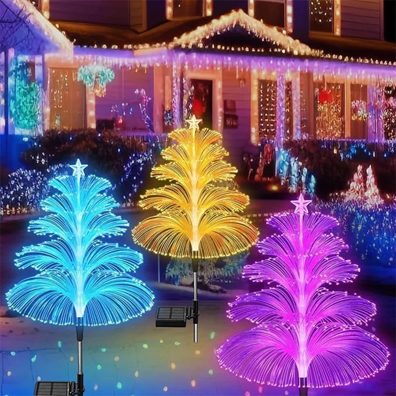 Solar Garden Light Outdoor Colorful Color-changing Jellyfish Lights -
