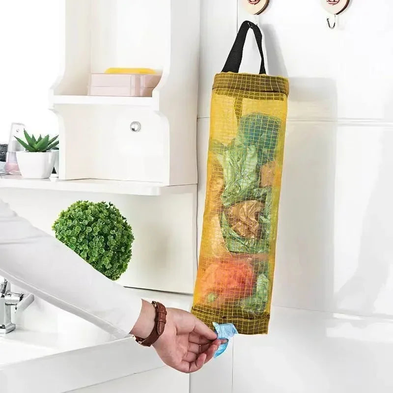 Wall Mount Plastic Bag Holder