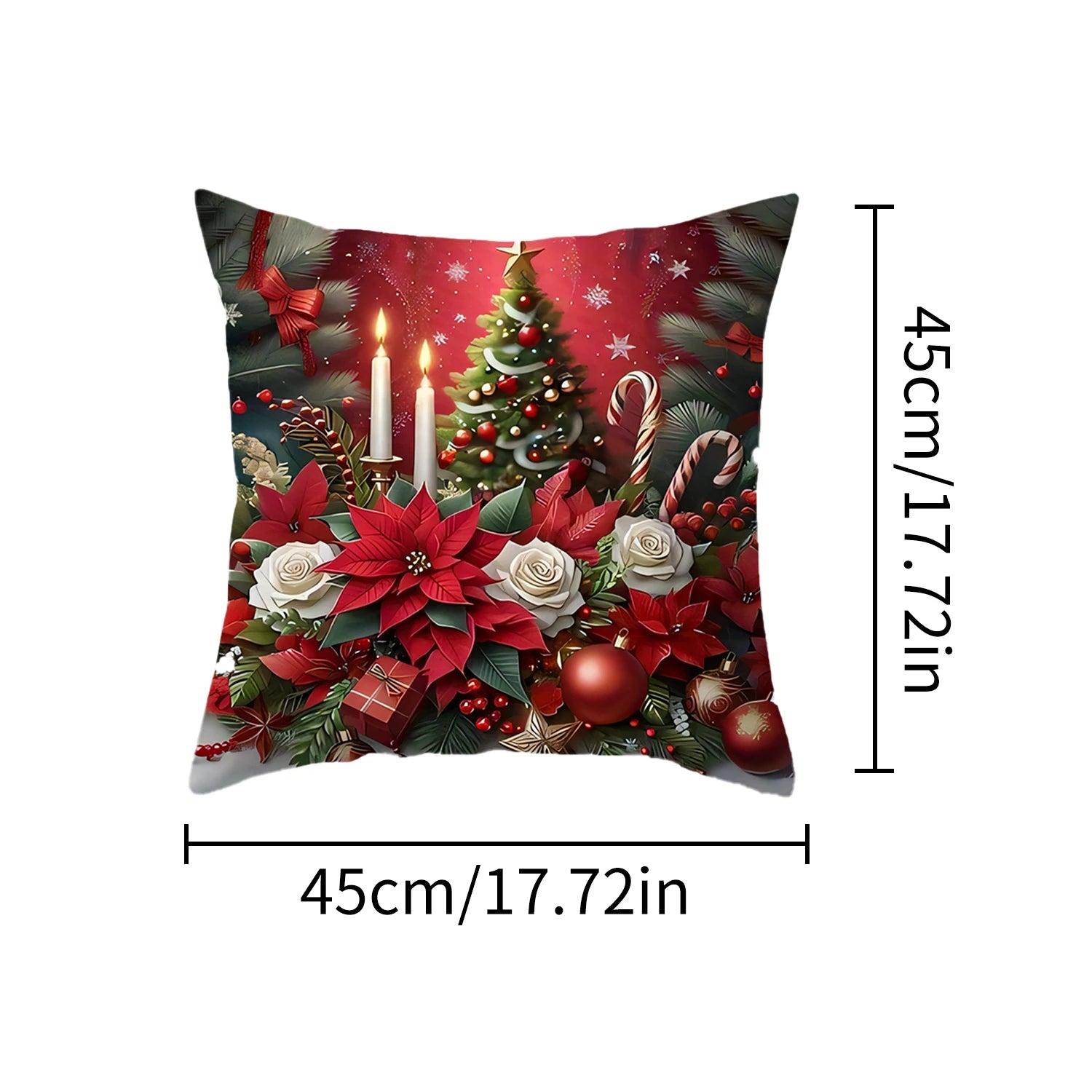 The 1-piece 2D Christmas pillow cover is a simple yet stylish way to add holiday spirit to your home. Featuring vibrant, festive designs such as snowflakes, Santa, or reindeer, this pillow cover instantly transforms any couch or chair into a cozy Christmas corner.