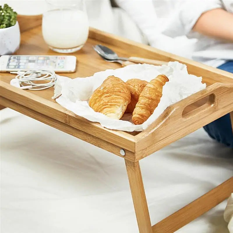 Foldable Bamboo Serving Tray