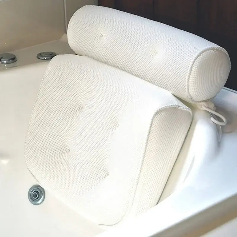 3D Mesh Breathable Spa Bath Pillow for Neck and Back Support
