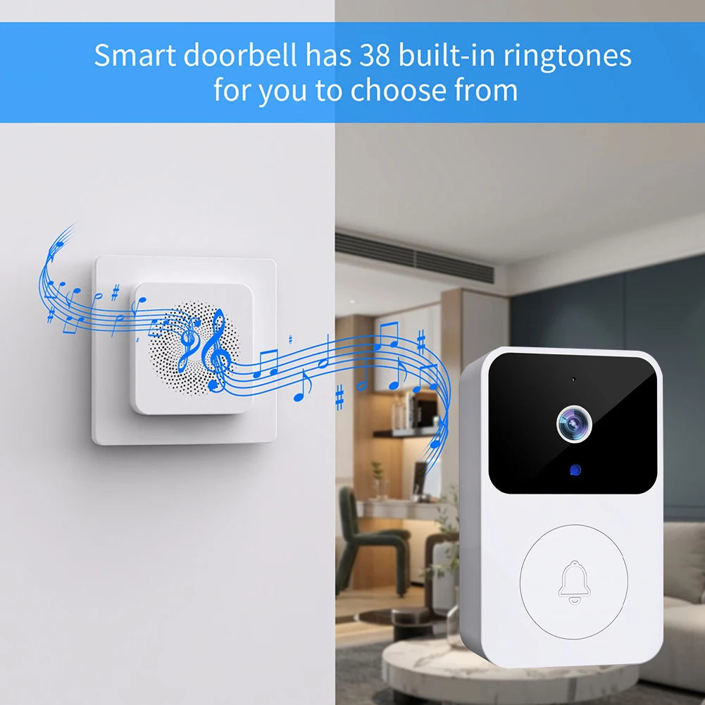 2.4GHz WiFi Wireless Video Doorbell IR Night Vision