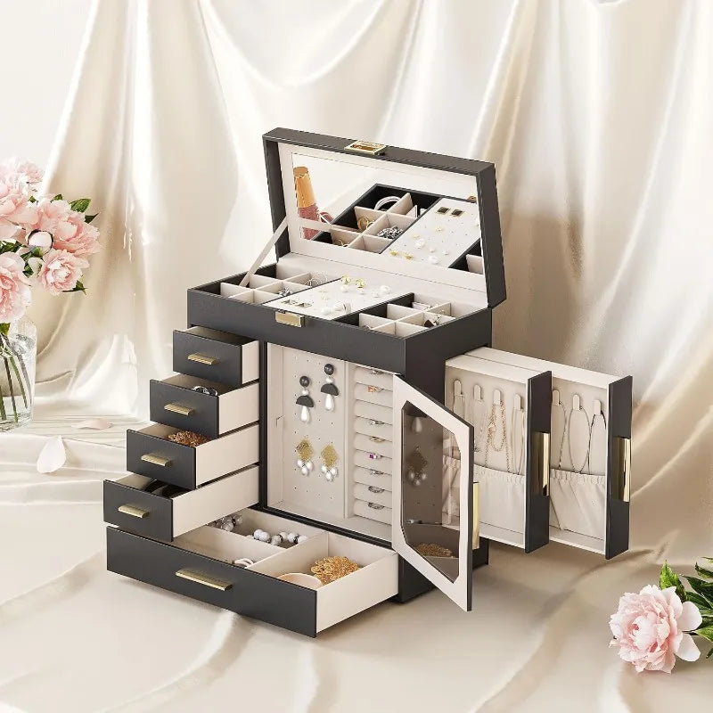 Jewelry Organizer Box with Capacious Storage Space