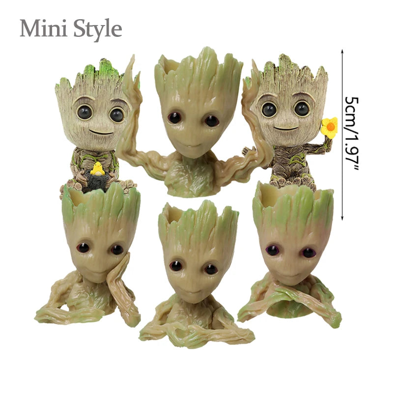 Baby Groot Flowerpots Micro-Plant Planter Gifts