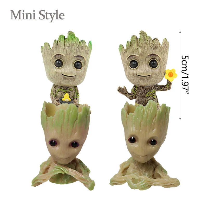 Baby Groot Flowerpots Micro-Plant Planter Gifts