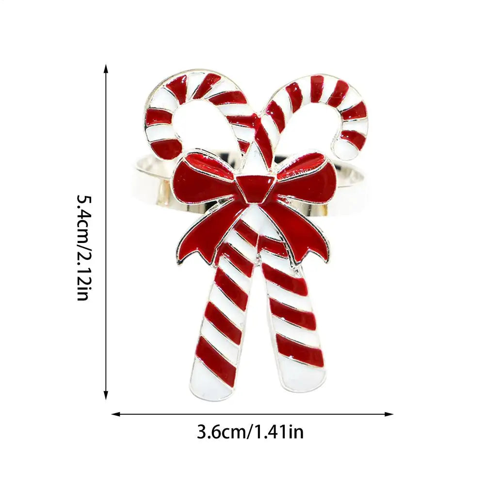 Candy Cane Napkin Rings