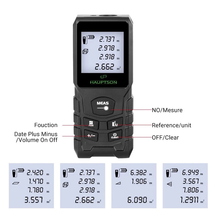 HAUPTSON 70/100M Laser Rangefinder Distance Meter