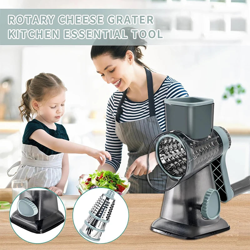 3 in 1 Rotary Grater Versatile