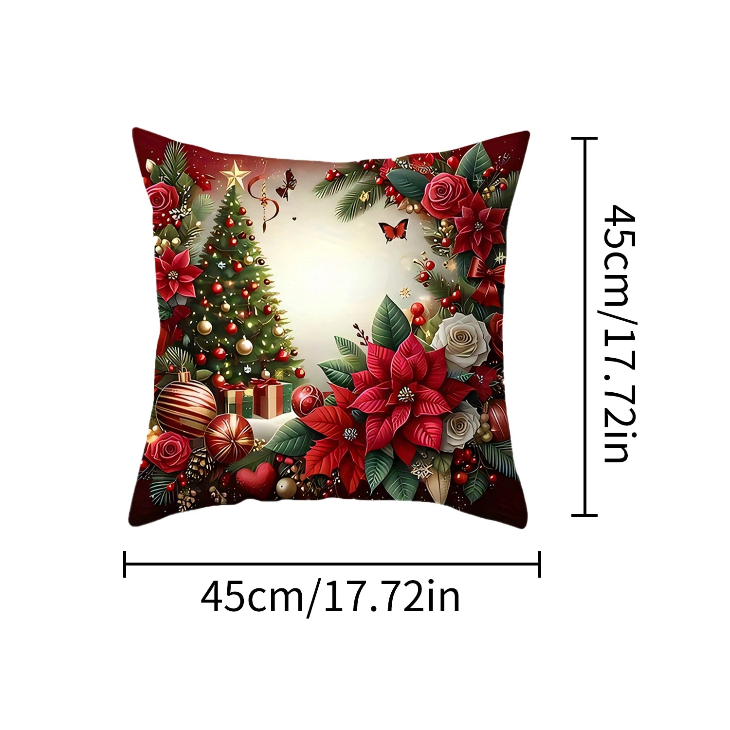 The 1-piece 2D Christmas pillow cover is a simple yet stylish way to add holiday spirit to your home. Featuring vibrant, festive designs such as snowflakes, Santa, or reindeer, this pillow cover instantly transforms any couch or chair into a cozy Christmas corner.