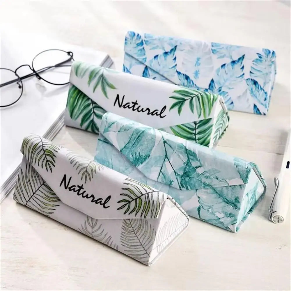 Triangular Foldable Eyeglasses Case