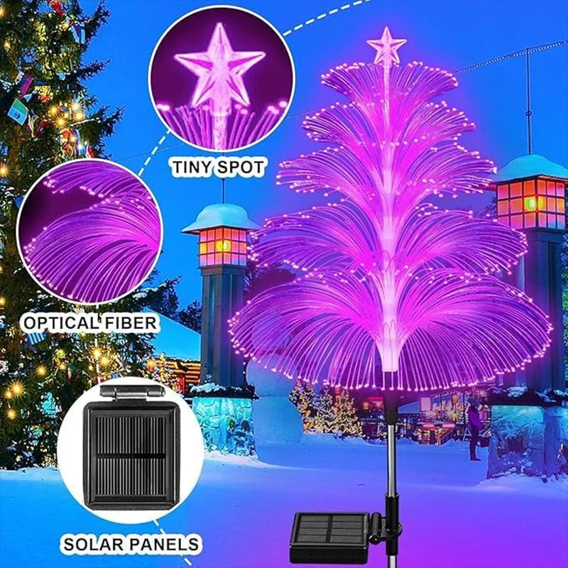Solar Garden Light Outdoor Colorful Color-changing Jellyfish Lights -