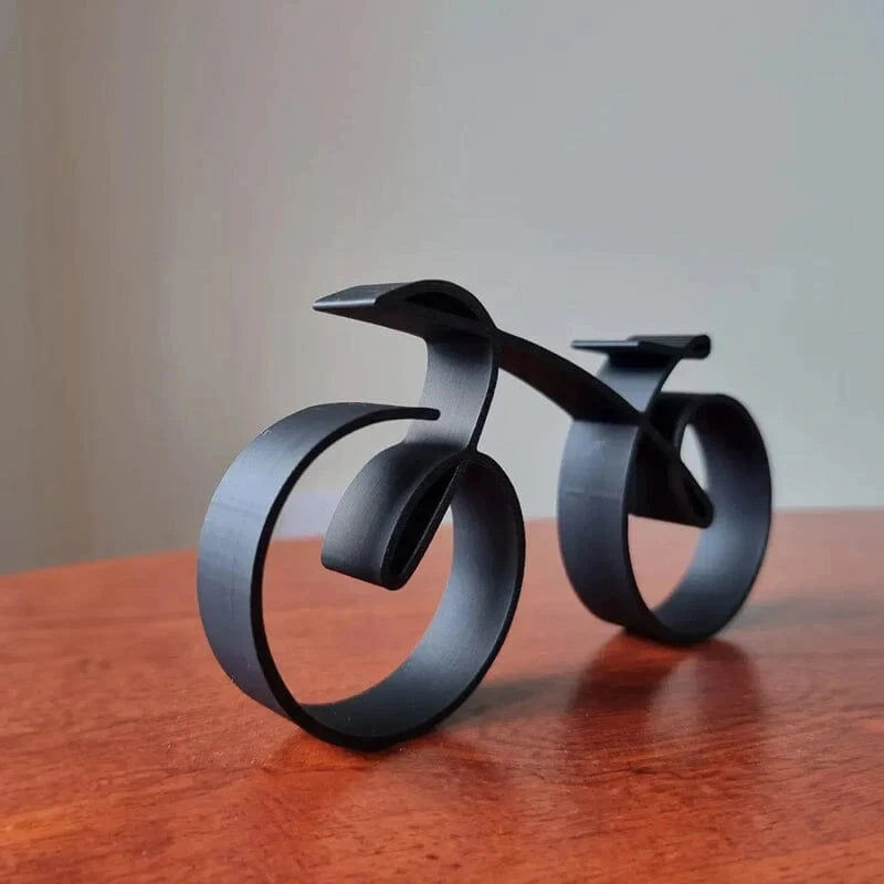 Acrylic Minimalistic Bicycle Sculpture