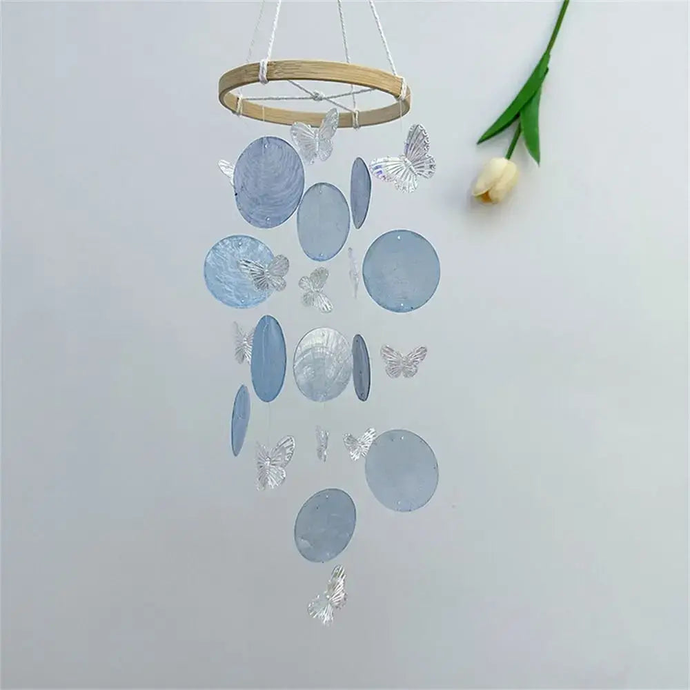 Handmade Rainbow Shell Wind Chimes