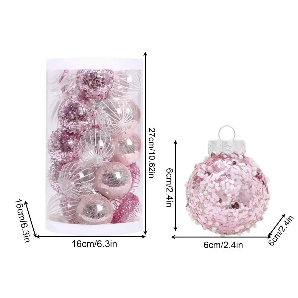 Christmas Ball Ornaments Set 25x