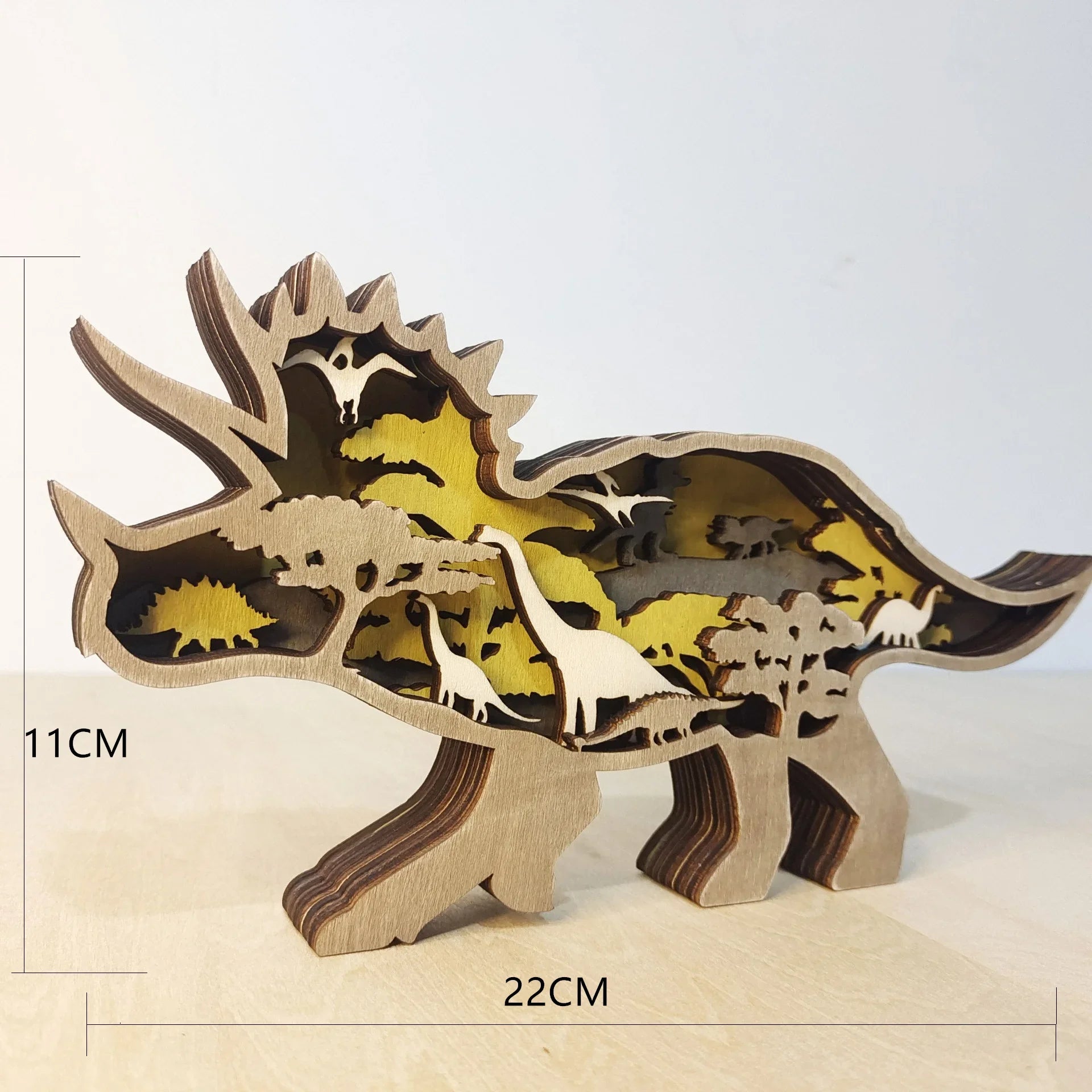 Wooden 3D Hollow Animal Art