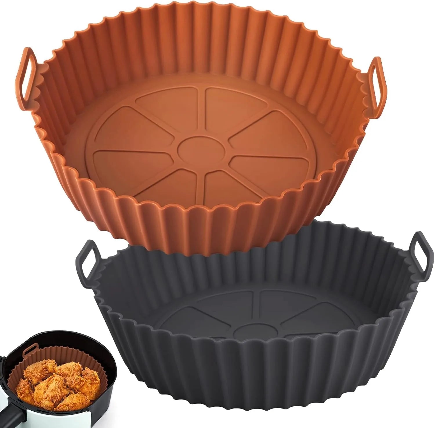 Airfryer Silicone Basket Reusable