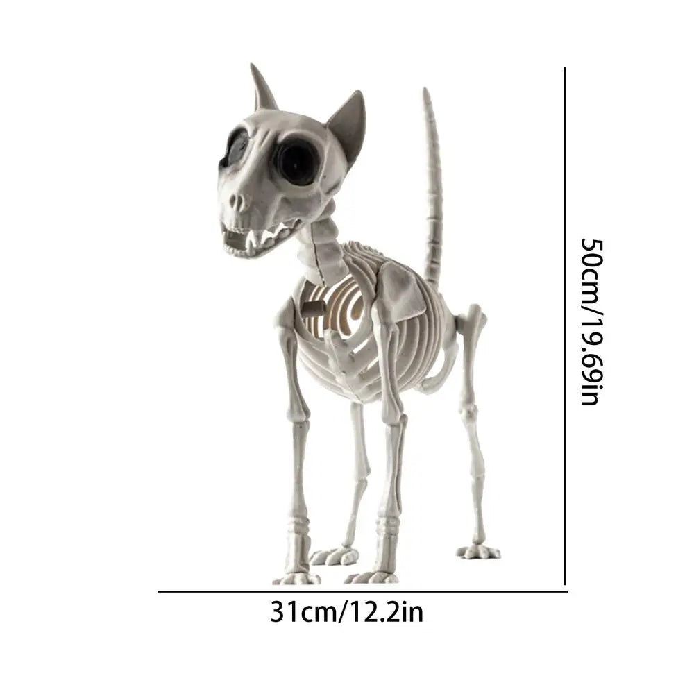 Skeleton Dog Halloween Decorations