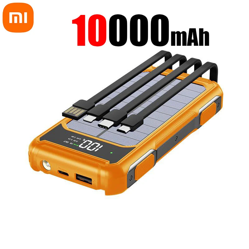 30000mAh Large Capacity 4 in 1 Built in Cables Intelligent Digital Display