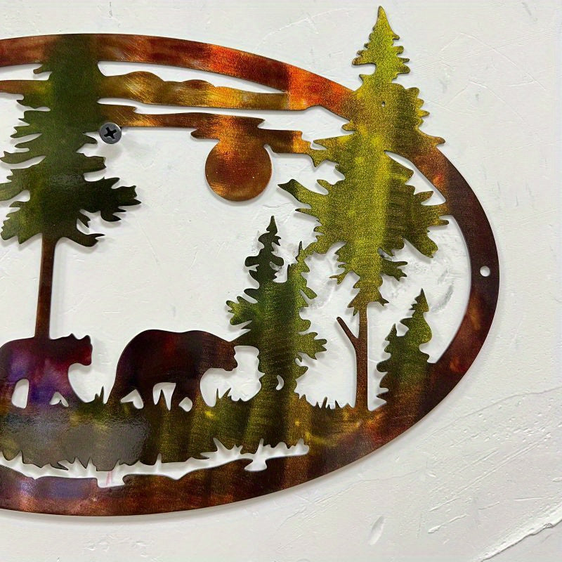 Metal Art Wall Decoration Deer or Bear