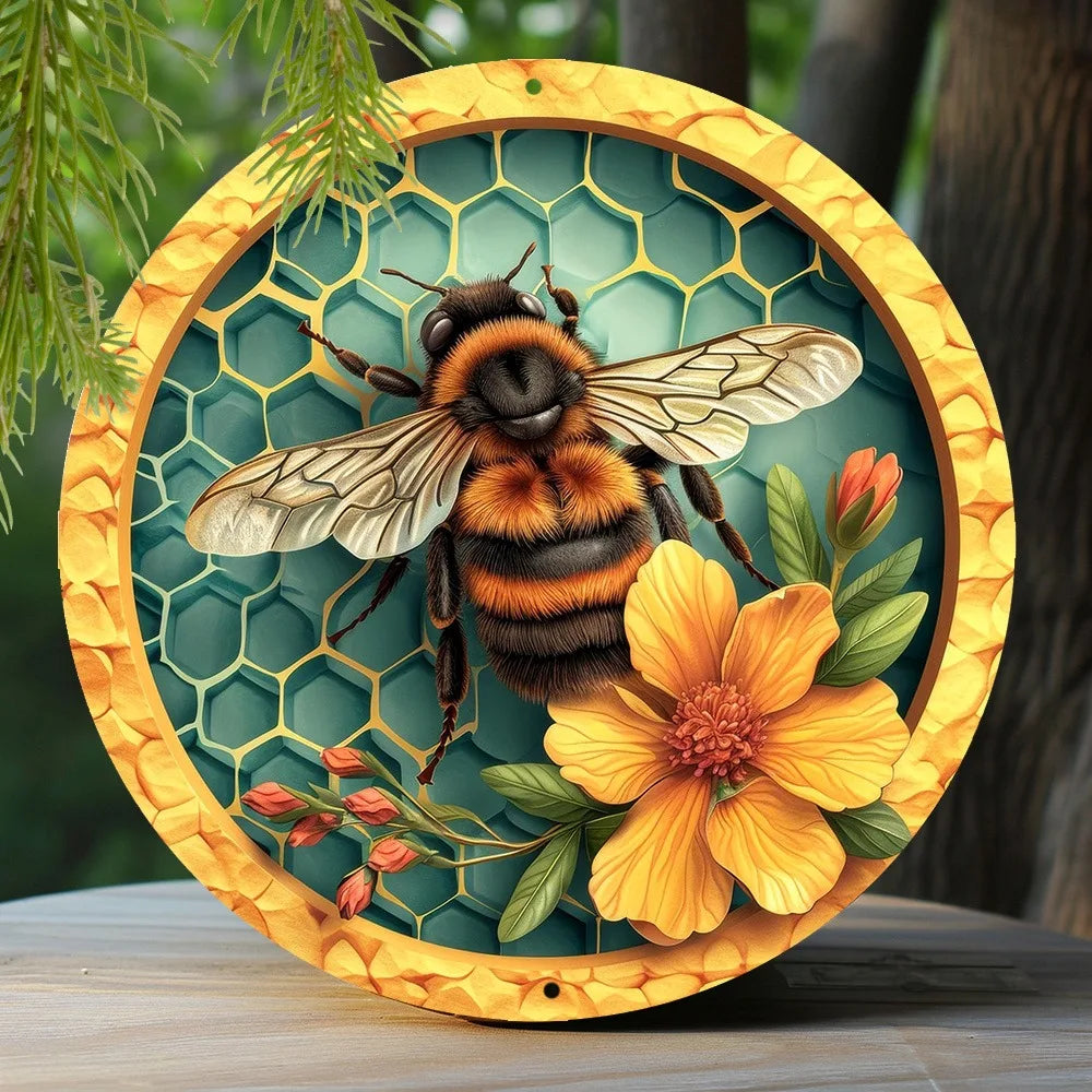 Sign Bee & Honeycomb Decorative Sings