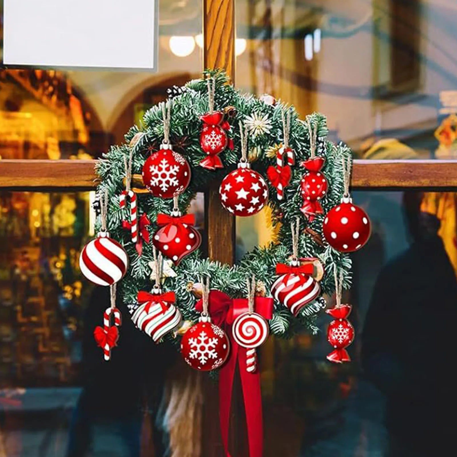 Christmas Tree Decoration Vibrant Color