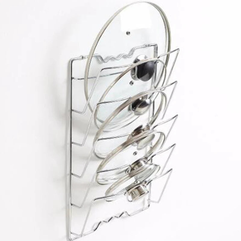 Stainless Steel Lid Organizer