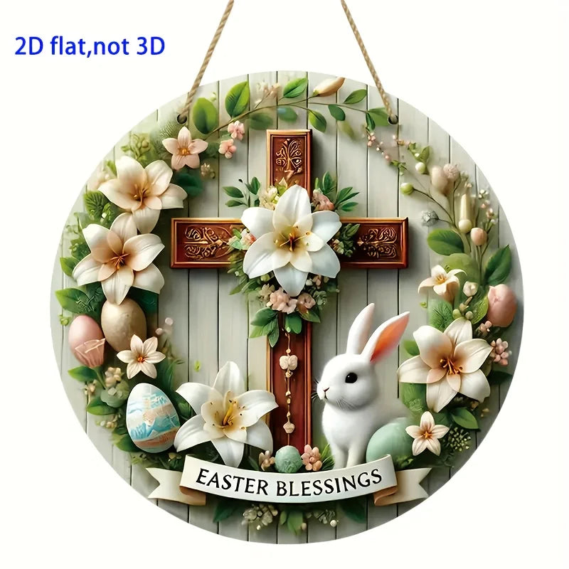 Lily of the Valley and Easter Egg Pattern Design