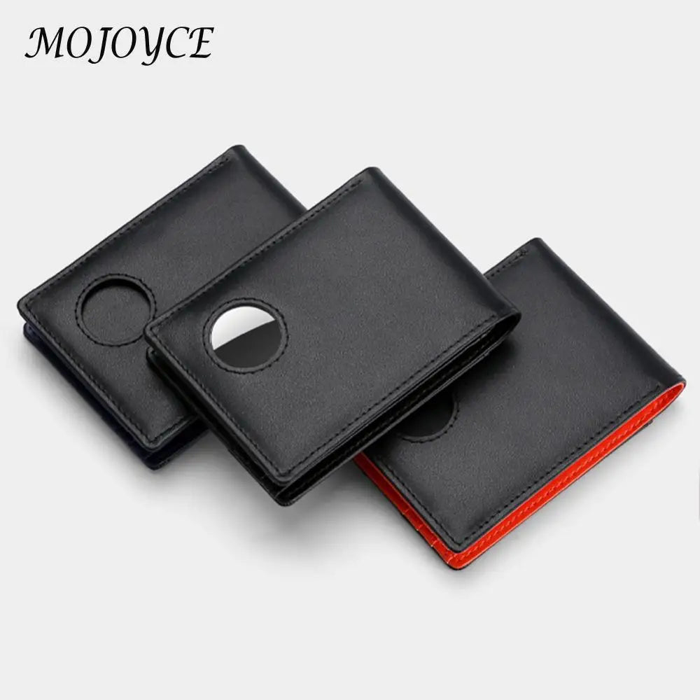 Genuine Leather Air Tag Wallet