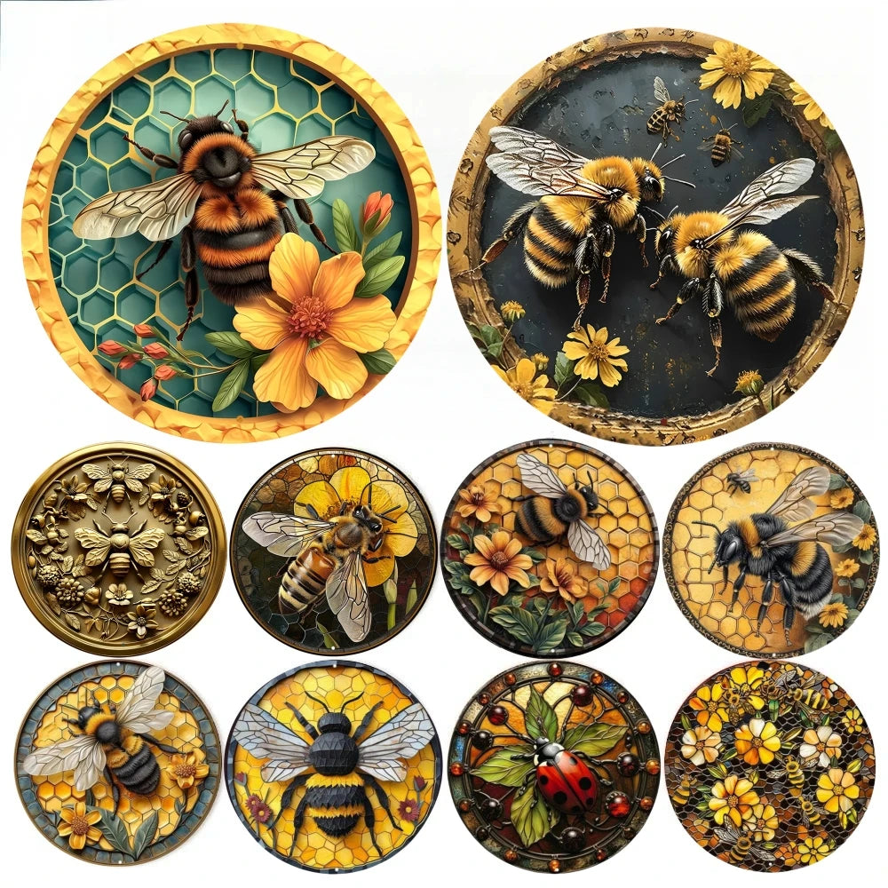 Sign Bee & Honeycomb Decorative Sings