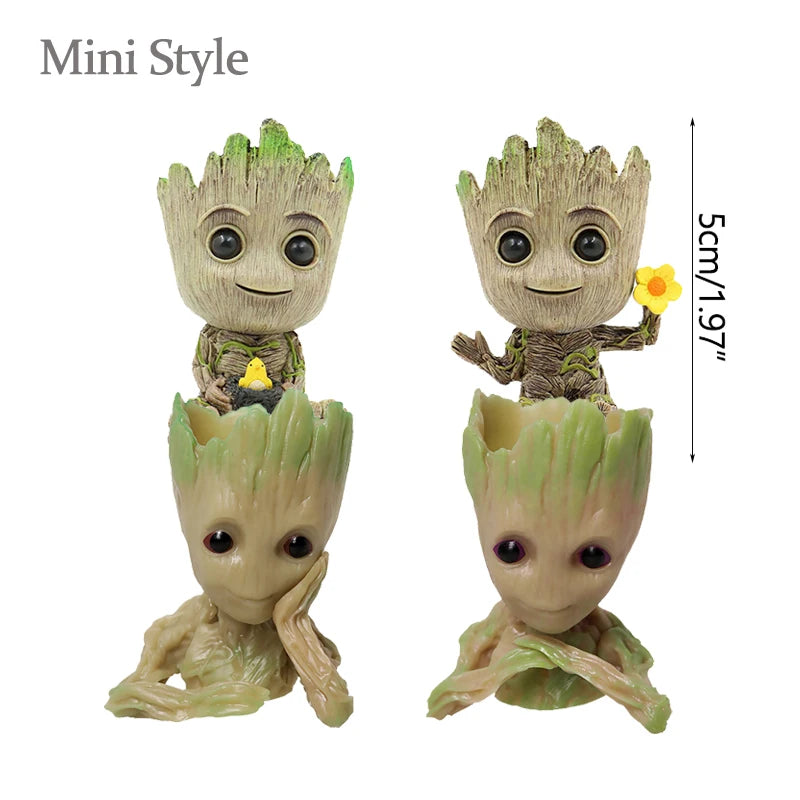 Baby Groot Flowerpots Micro-Plant Planter Gifts