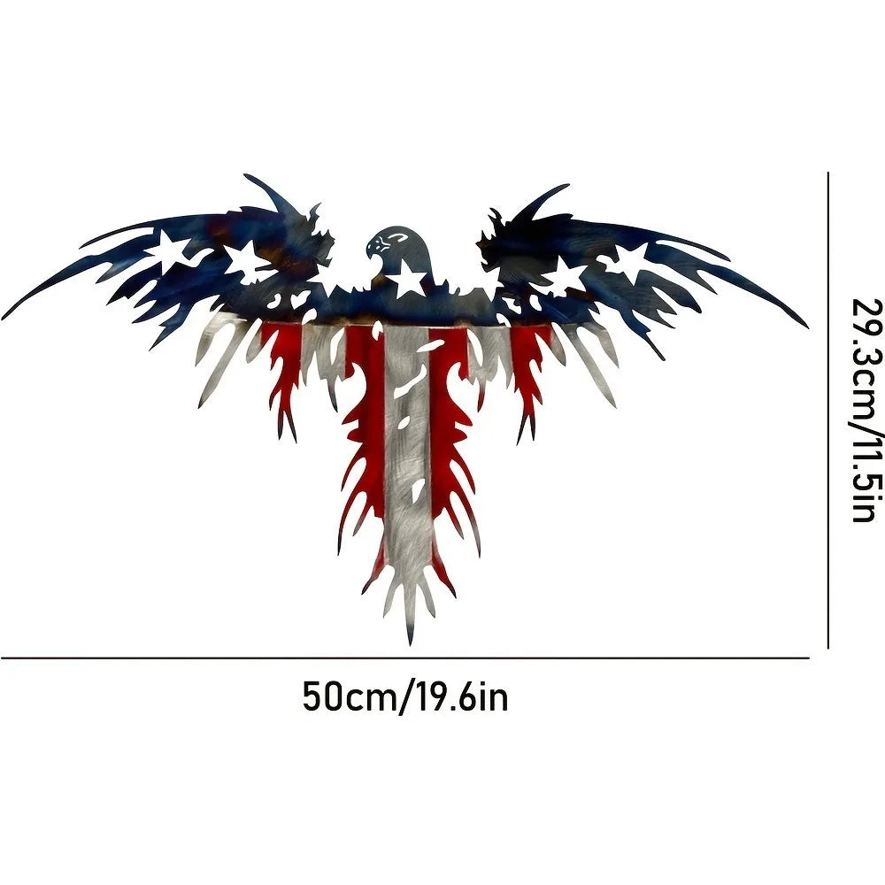 1pc Patriotic Eagle Metal Wall Decoration