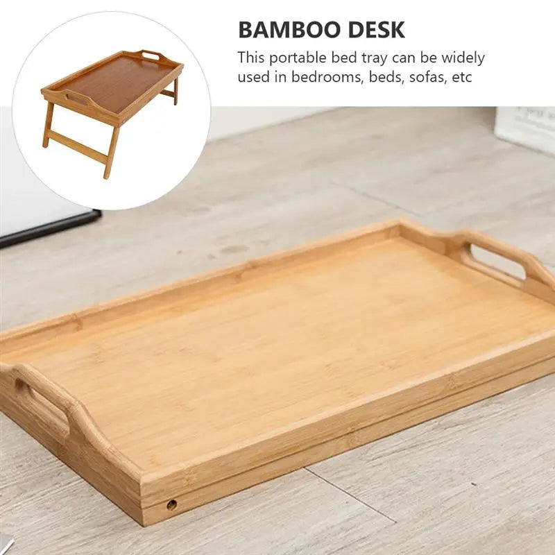 Foldable Bamboo Serving Tray