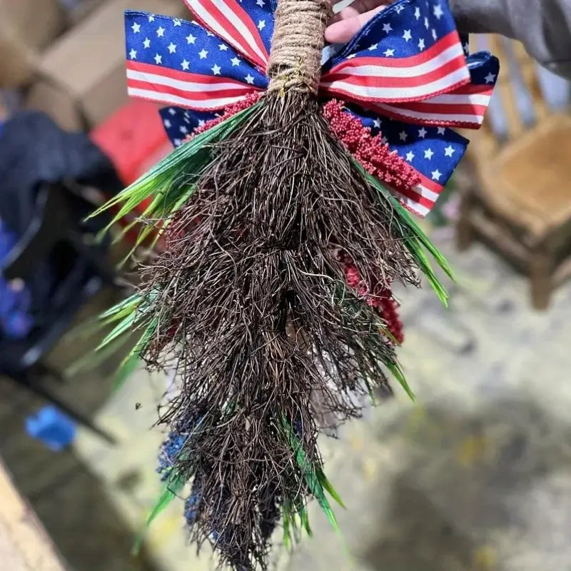 Patriotic Wreath for Front Door