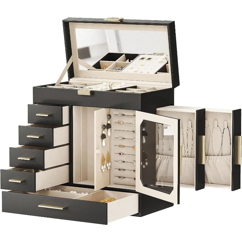 Jewelry Organizer Box with Capacious Storage Space