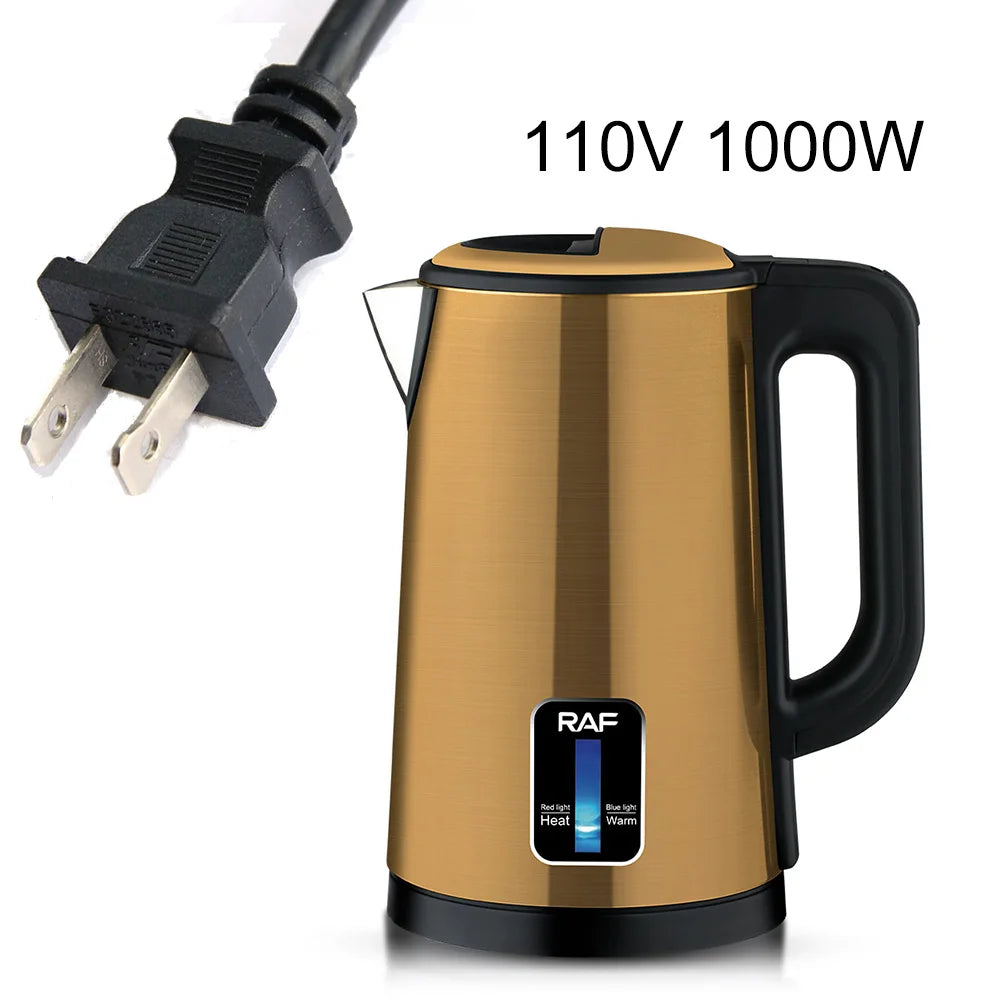 110V or 220V Electric kettle Stainless Steel 2.5L automatic power-off