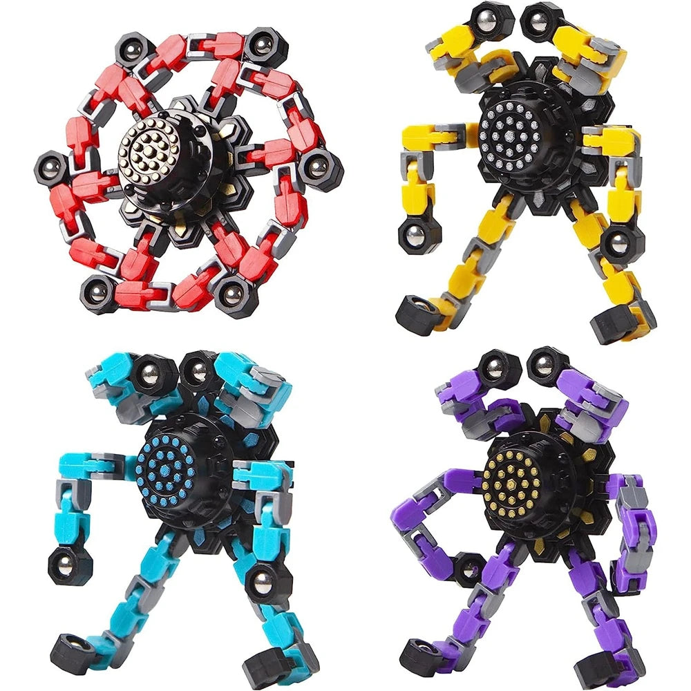 4PCS Transformable Fidget Spinners