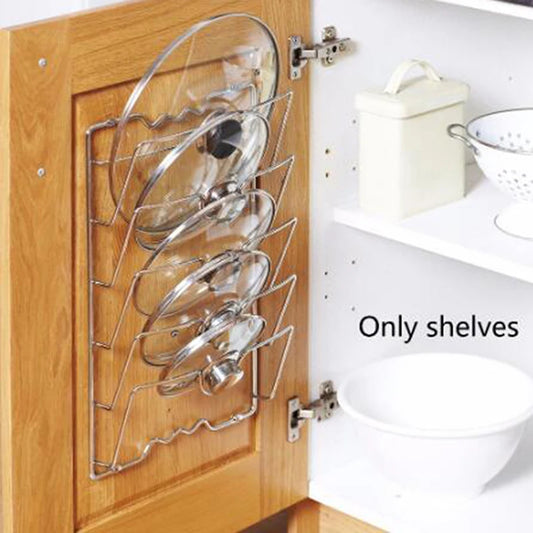 Stainless Steel Lid Organizer