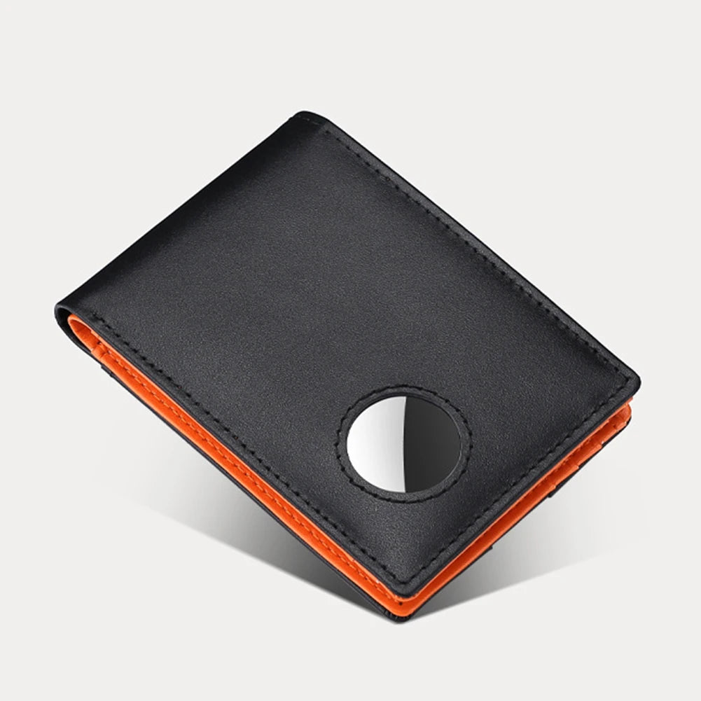 Genuine Leather Air Tag Wallet