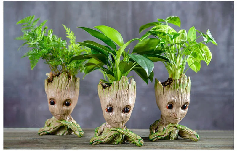 Baby Groot Flowerpots Micro-Plant Planter Gifts