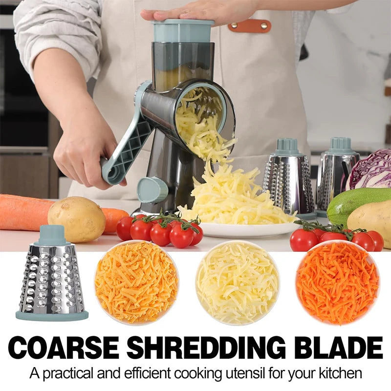 3 in 1 Rotary Grater Versatile