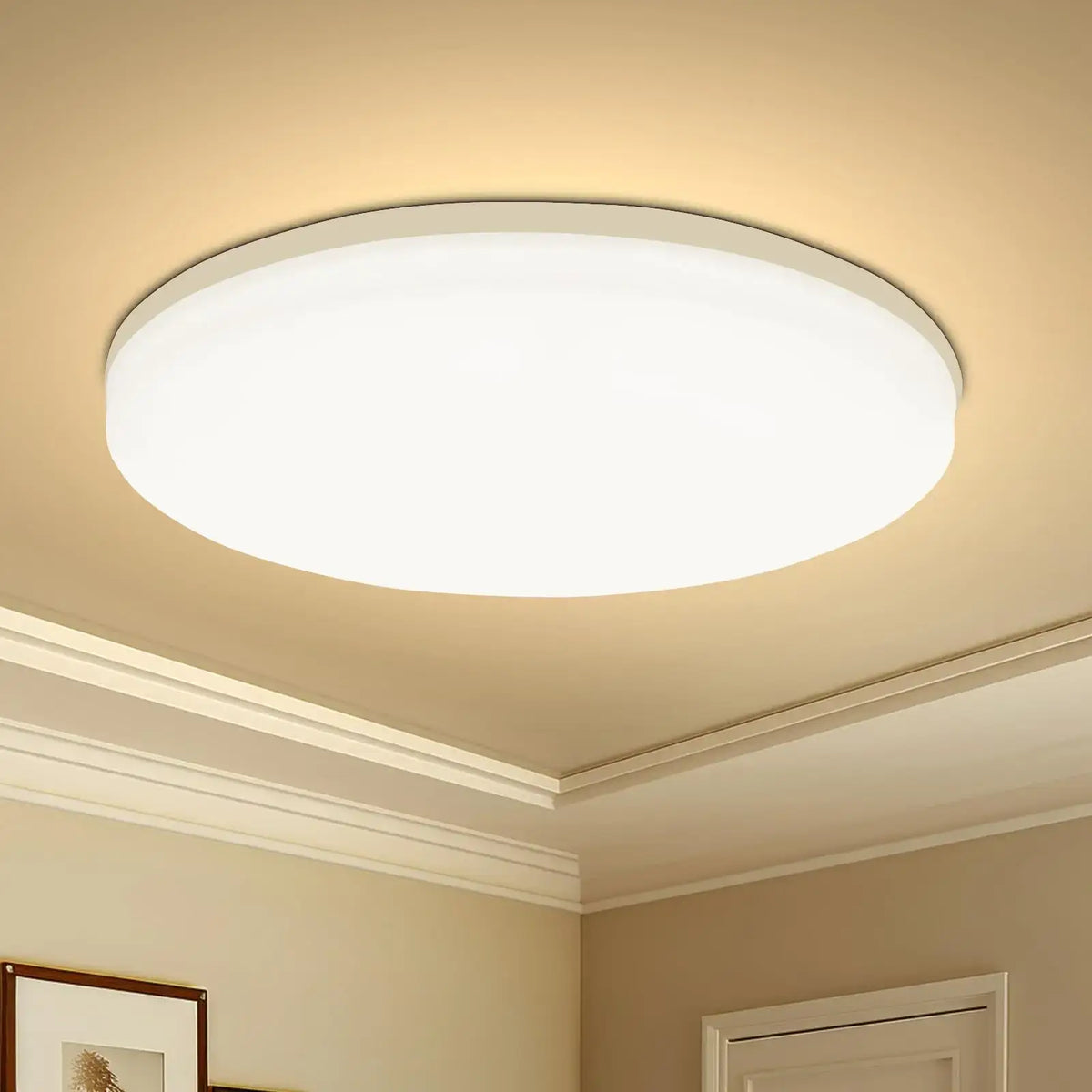 Led Lighting Round Round LED Ceiling Light | Ultra-Thin Modern Lamp in 4 Sizes