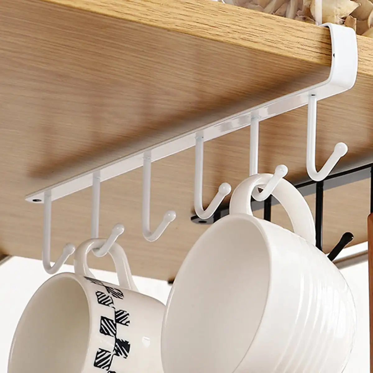 1PC 6 Hooks Cup Holder