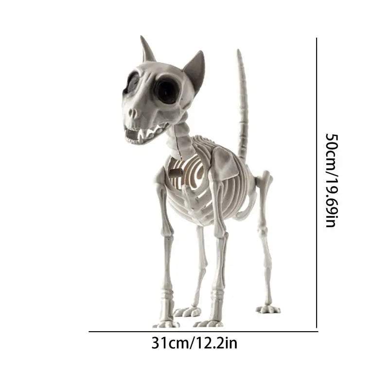 Skeleton Dog Halloween Decorations