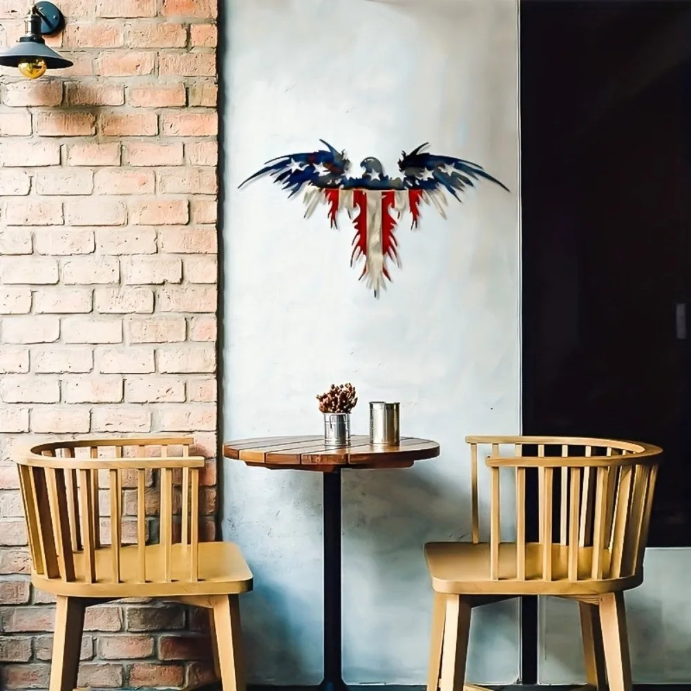 1pc Patriotic Eagle Metal Wall Decoration