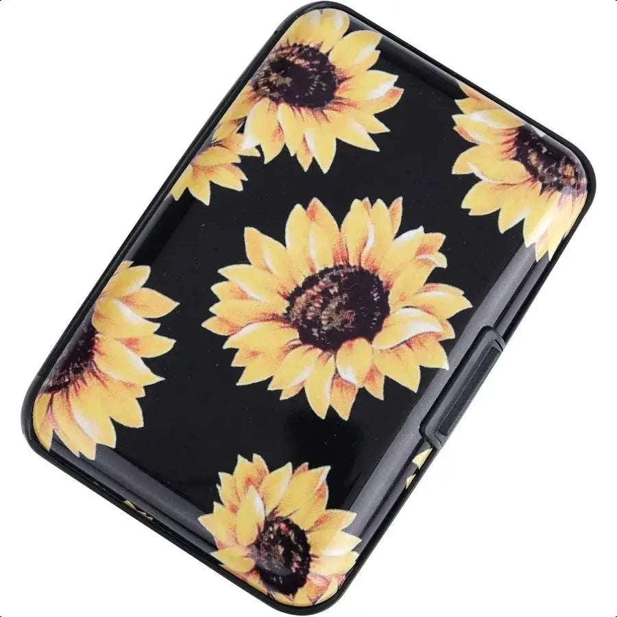 Slim RFID Metal Credit Card Holder Wallet Small Business Card Case ID Sleeve for Women